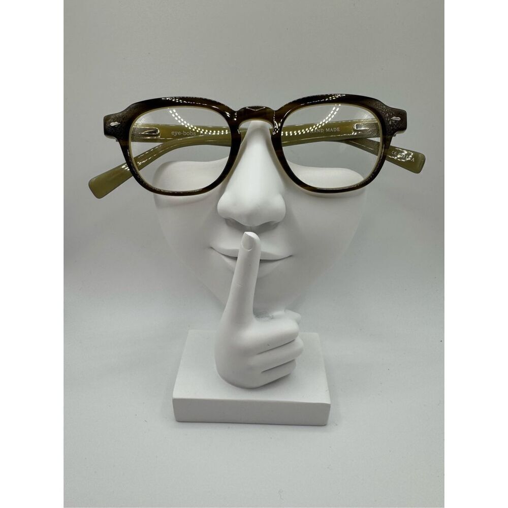 eyebobs Bench Mark eyeglass frames brown green new without case